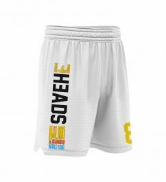 Sublimated Mesh Shorts White