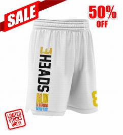 Sublimated Mesh Shorts White 2024 Edition